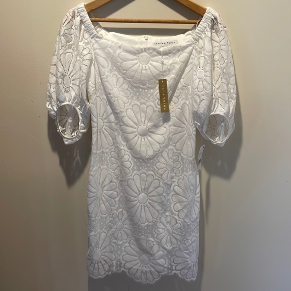 TRINA TURK White Sweet Dress Size 8, NWT - Picture 2 of 14